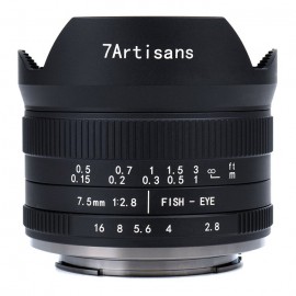 7Artisans 7.5mm f/2.8 Fisheye II para Fujifilm X