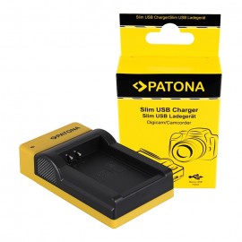 Patona Carregador Slim USB para Baterias Canon LP-E12