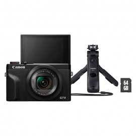 Canon PowerShot G7 X Mark III Vlog Kit - Preta