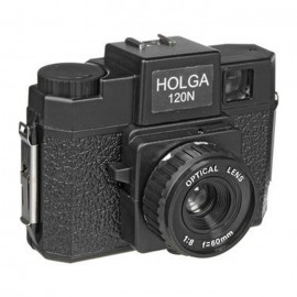 Holga Câmara Médio Formato 120N preto