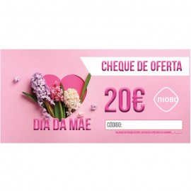 Cheque Oferta 20 Euros Dia da Mãe