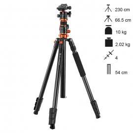 K&F T254A7+BH-28L - Tripé / Monopé + Cabeça de Rótula
