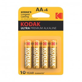 Kodak Pack 4 Pilhas AA - Ultra Premium Alkaline