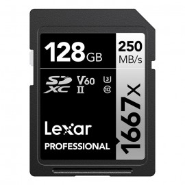 Lexar SDXC V60 1667x 250MB/s - 128GB