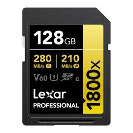Lexar SDXC V60 1800x 280MB/s - 128GB