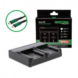 Patona Carregador Dual PD Premium para NP-W235