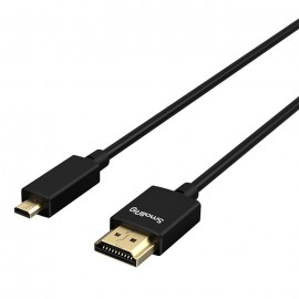 SmallRig 3042B - Cabo microHDMI-HDMI Ultra Slim 4K - 35cm