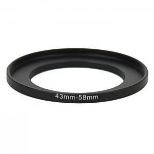 Adaptador de Filtro Step-Up 43mm-58mm