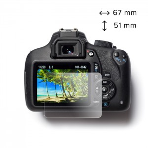 easyCover Protecção Vidro Temperado para LCD da Nikon D600 / D610