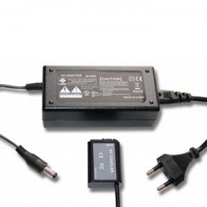 Alimentador para Sony similar ao AC-PW20 com Dummy NP-FW50
