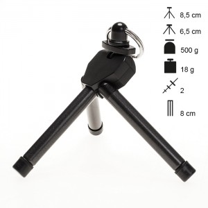 Dörr KiPod Mini-tripé Porta-chaves - Preto