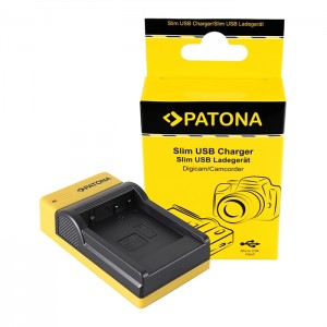 Patona Carregador Slim USB para Baterias Panasonic DMW-BLG10