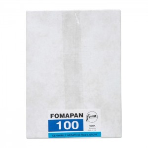 Fomapan 100 4x5 - 50 folhas