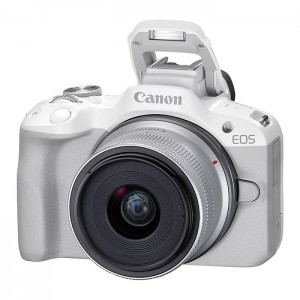 Canon EOS R50 Branco + RF-S 18-45 IS STM Silver