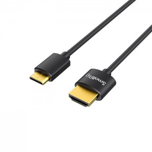 Smallrig 3041 Cabo HDMI / Mini-HDMI 4K Ultra Slim - 55cm
