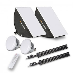 Walimex Pro Kit Duplo LED BiColor 60W - Rectangular