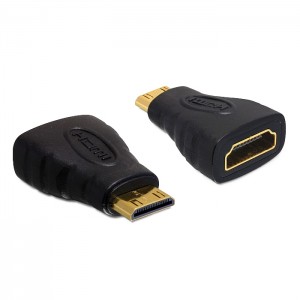 Adaptador HDMI fêmea / Mini-HDMI macho