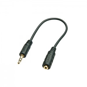 Cabo Jack 2.5mm fêmea para 3.5mm macho