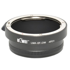 Kiwifotos Adaptador Objectivas Canon EF a Corpo Canon M
