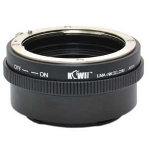 Kiwifotos Adapt. Nikon G a Corpo Canon M c/ Controlo Diafragma