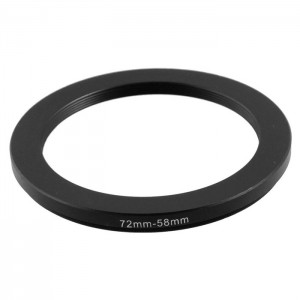 Adaptador de Filtro Step-Down 72mm-58mm