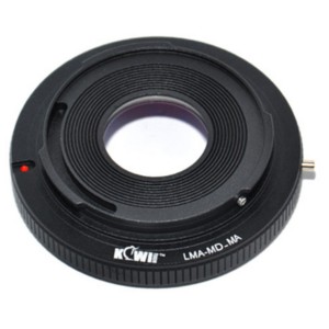 Kiwifotos Adaptador Objectivas Minolta MD/SR a Corpo Sony A-Mount
