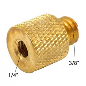 Adaptador Metálico Rosca 1/4" para 3/8"