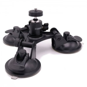 Caruba Pro Triple Suction Cup Mount
