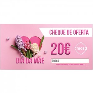 Cheque Oferta 20 Euros Dia da Mãe