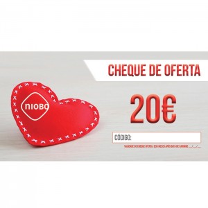 Cheque Oferta 20 Euros Love