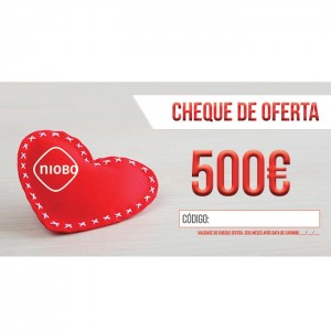 Cheque Oferta 500 Euros Love