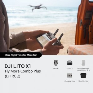 DJI Lito X1 Fly More Combo Plus (DJI RC-2)
