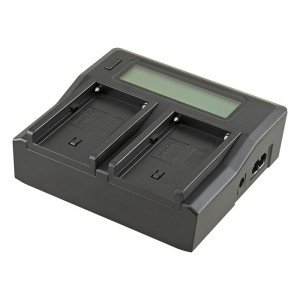 Jupio Carregador Duplo LCD para 2 baterias NP-F