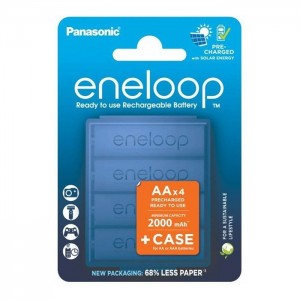 Panasonic Eneloop - 4 Baterias AA 2000mAh 