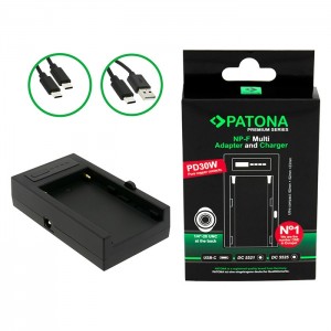 Patona Premium Adaptador e Carregador para Baterias Sony NP-F