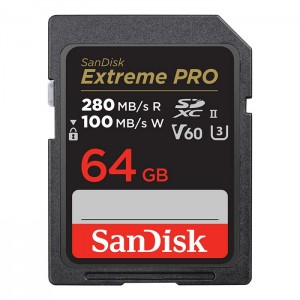 Sandisk SDXC Extreme Pro V60 280MB/s - 64GB