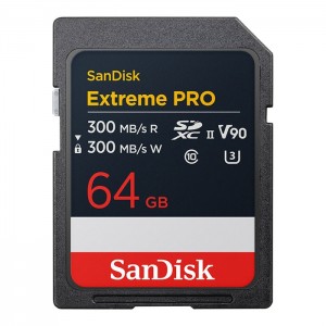Sandisk SDXC Extreme Pro V90 300MB/s - 64GB