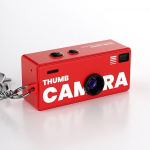Swiss+Go Câmara Digital Porta-chaves 1984 - Vermelha