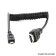 Caruba Cabo HDMI / MicroHDMI em Espiral - 40cm até 110cm